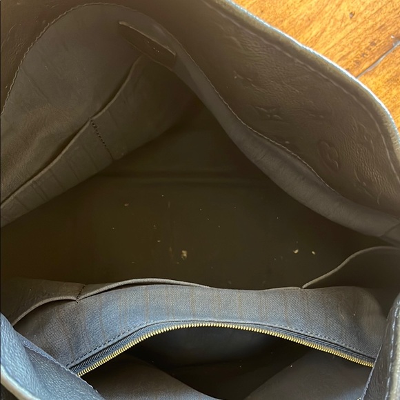 🌸HP🌸Louis Vuitton empreinte leather artsy MM Blue Designer Tote Bag - Picture 3 of 13